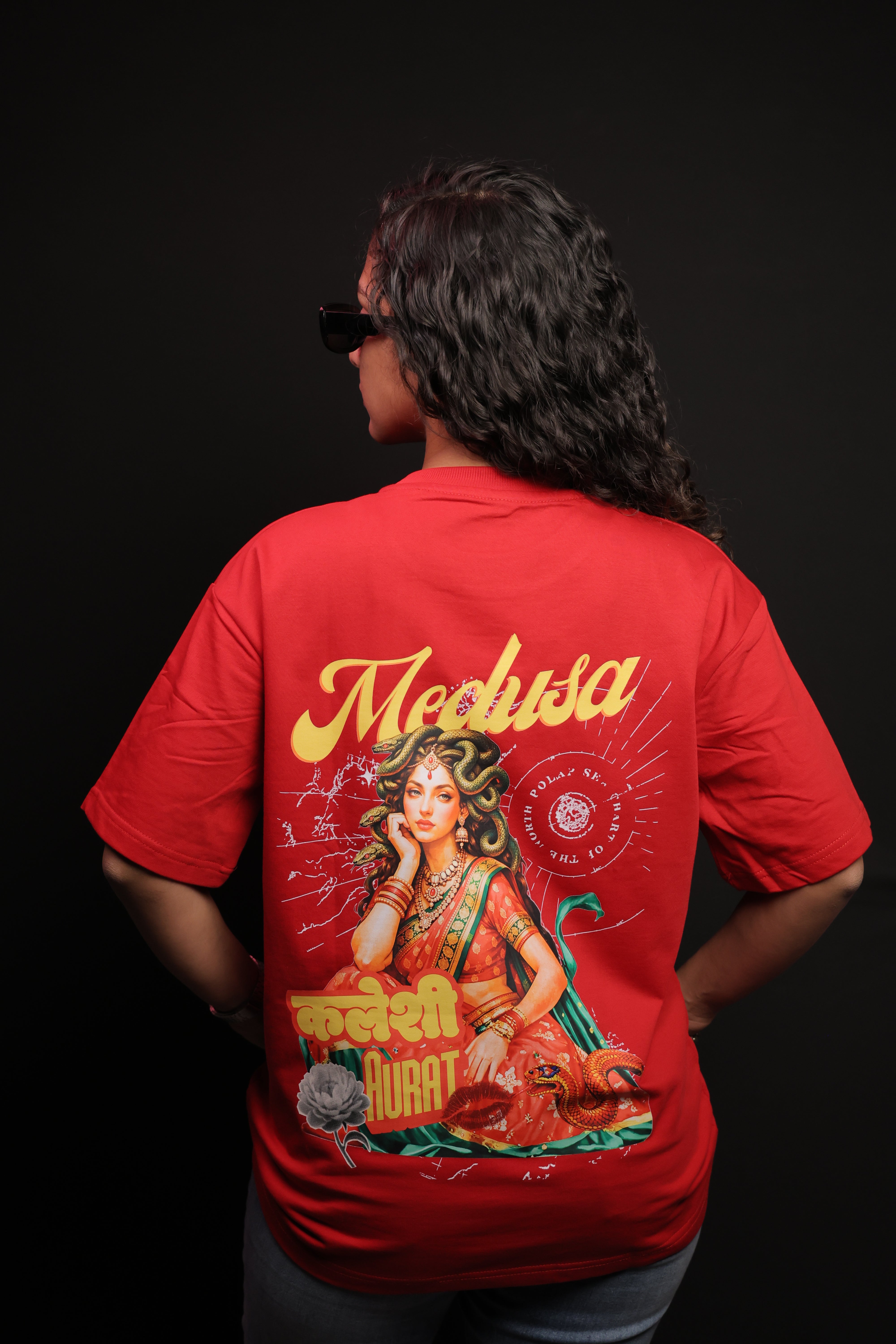 Kaleshi Medusa Oversized T-Shirt – Mythic Street Edition