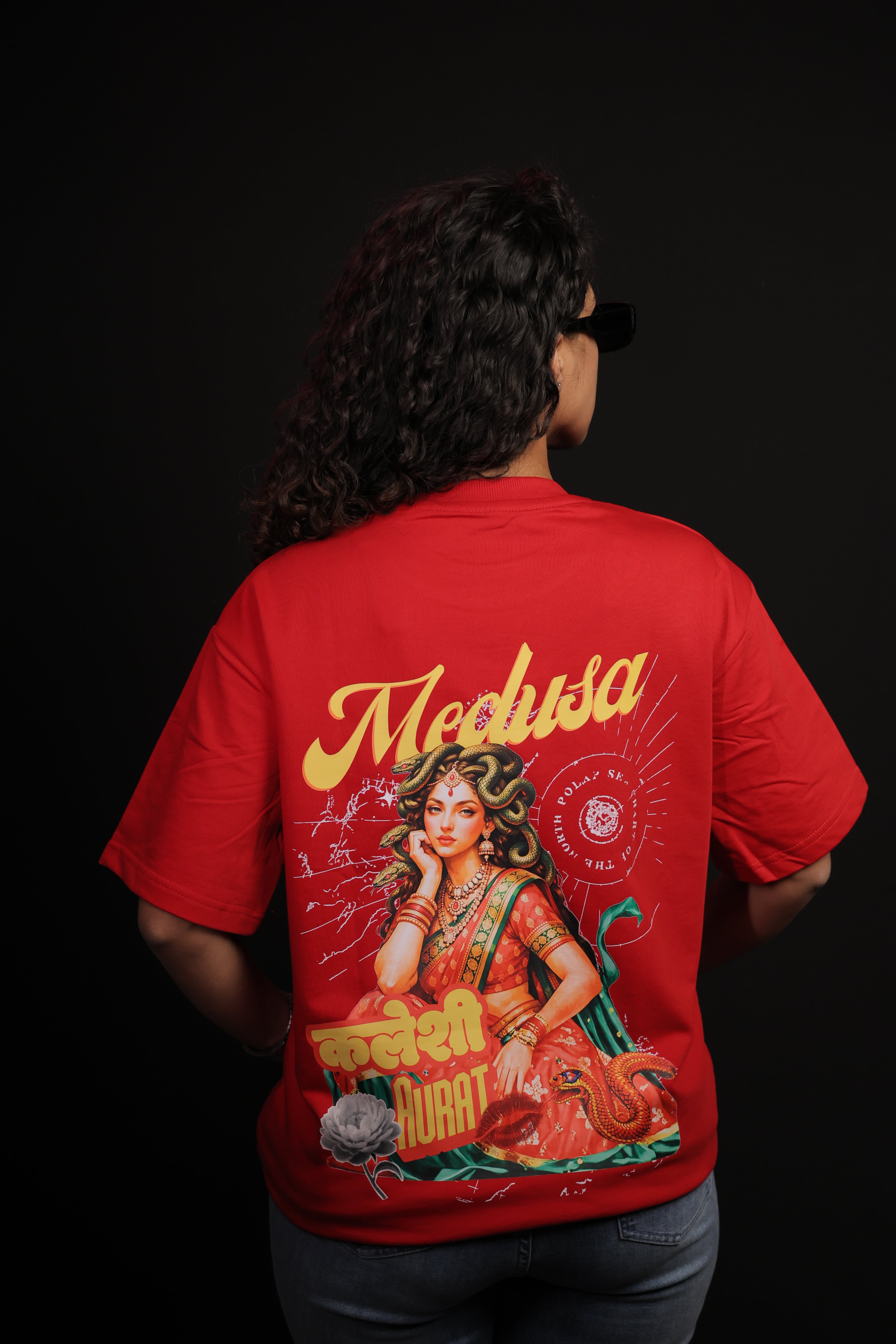 Kaleshi Medusa Oversized T-Shirt – Mythic Street Edition