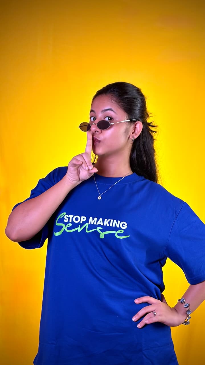 "Stop Making Sense" oversized Tshirt