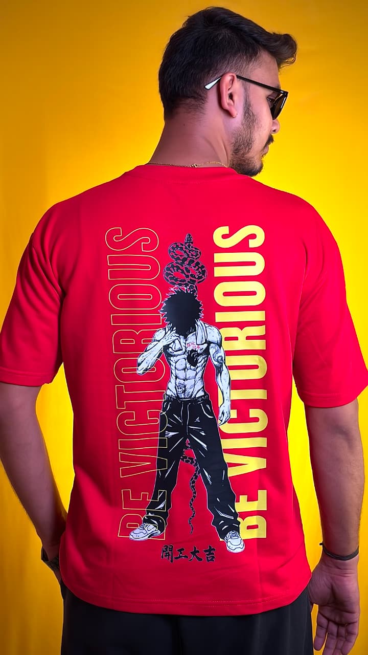 "Be Victorius" Oversized Graphic Tee