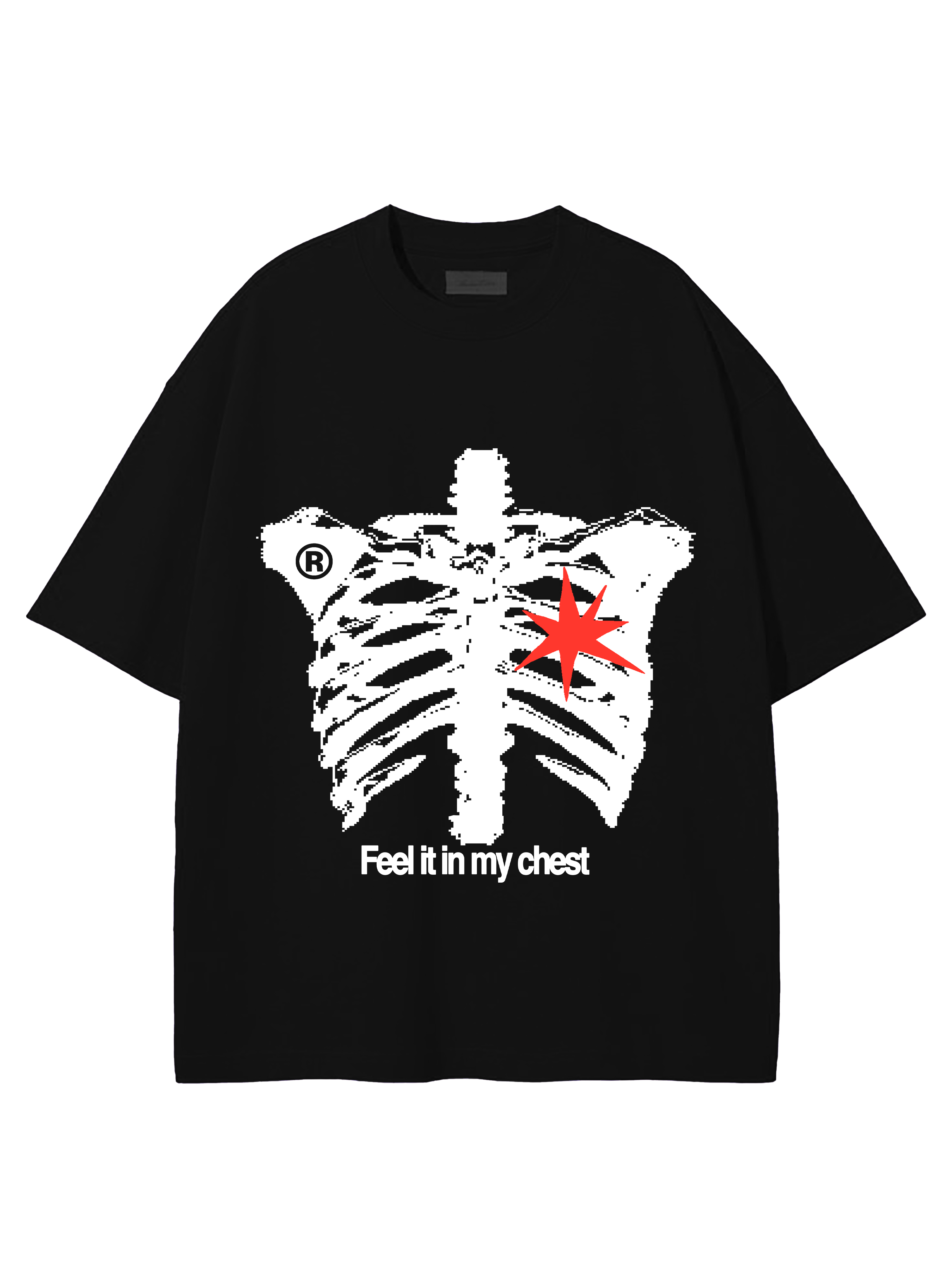 Feel It In My Chest Oversized t-shirt