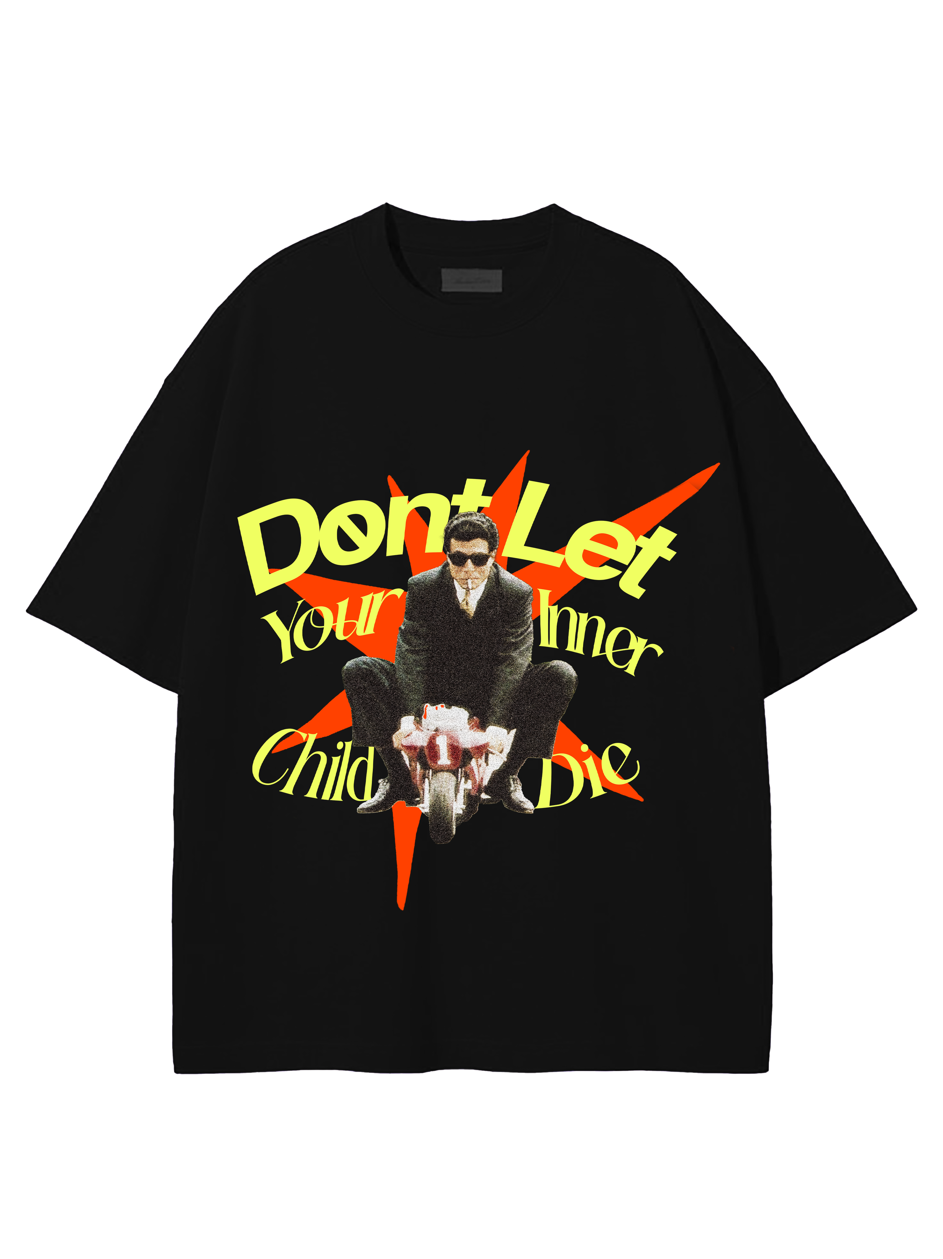 Don't Let Your Inner Child Die Oversized T-Shirt .