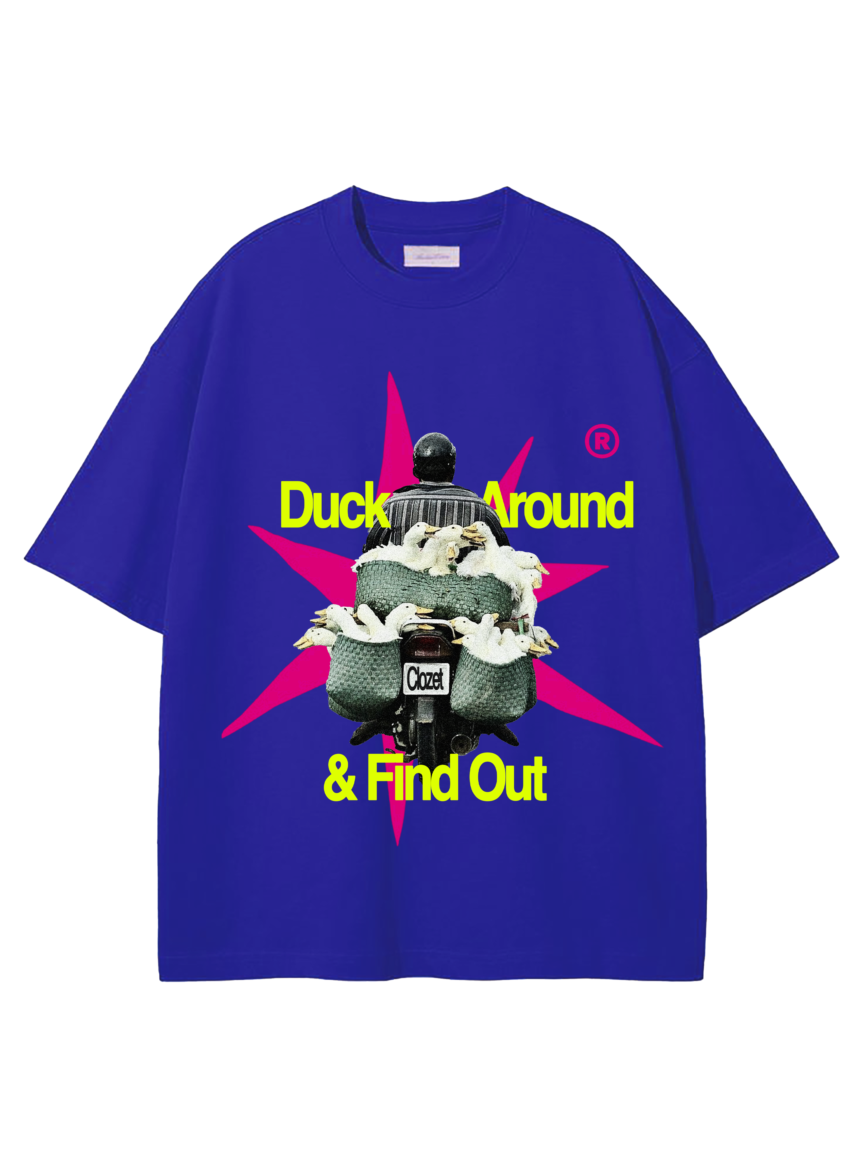 Duck Around & Find Out Oversized T-Shirt.