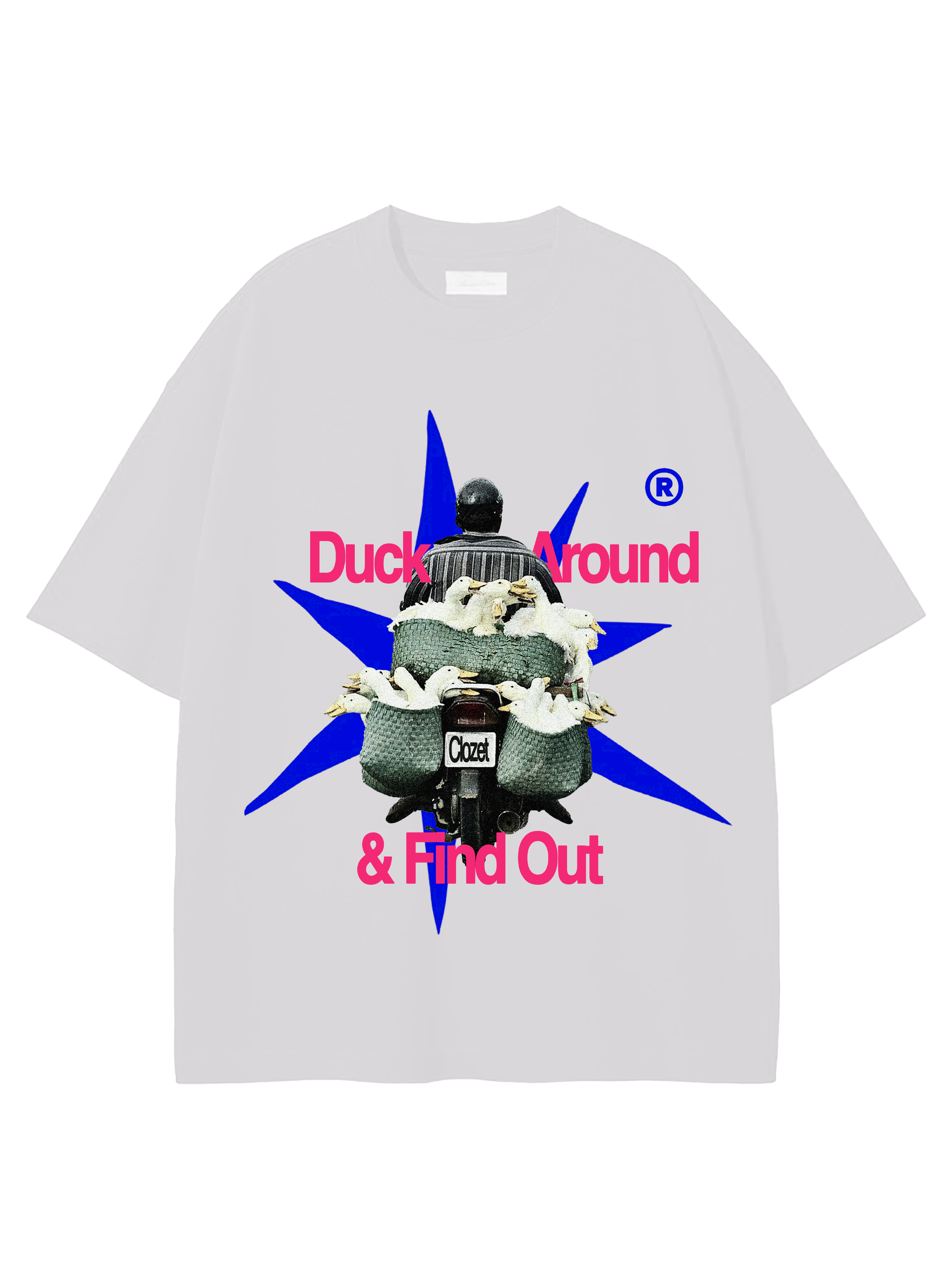 Duck Around & Find Out Oversized T-Shirt.